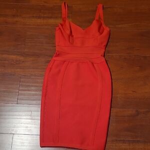 Elegant Red Women's Dress